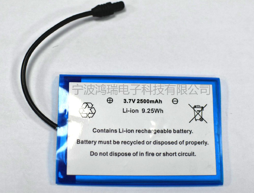 356593 2500mAh 3.7V